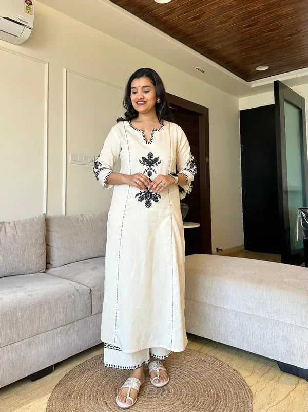 Gulista Embroidered Palazzo Set